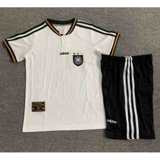 Youth Retro Soccer Jerseys Germany 1996
